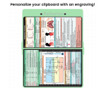 WhiteCoat Clipboard® - Mint Respiratory Edition